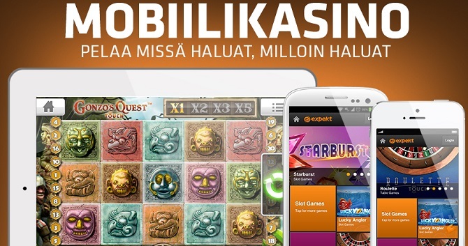 Mobiikasinolla pelaaminen onnistuu milloin vain, missä vain. Puhelin käteen ja pelien ääreen siis